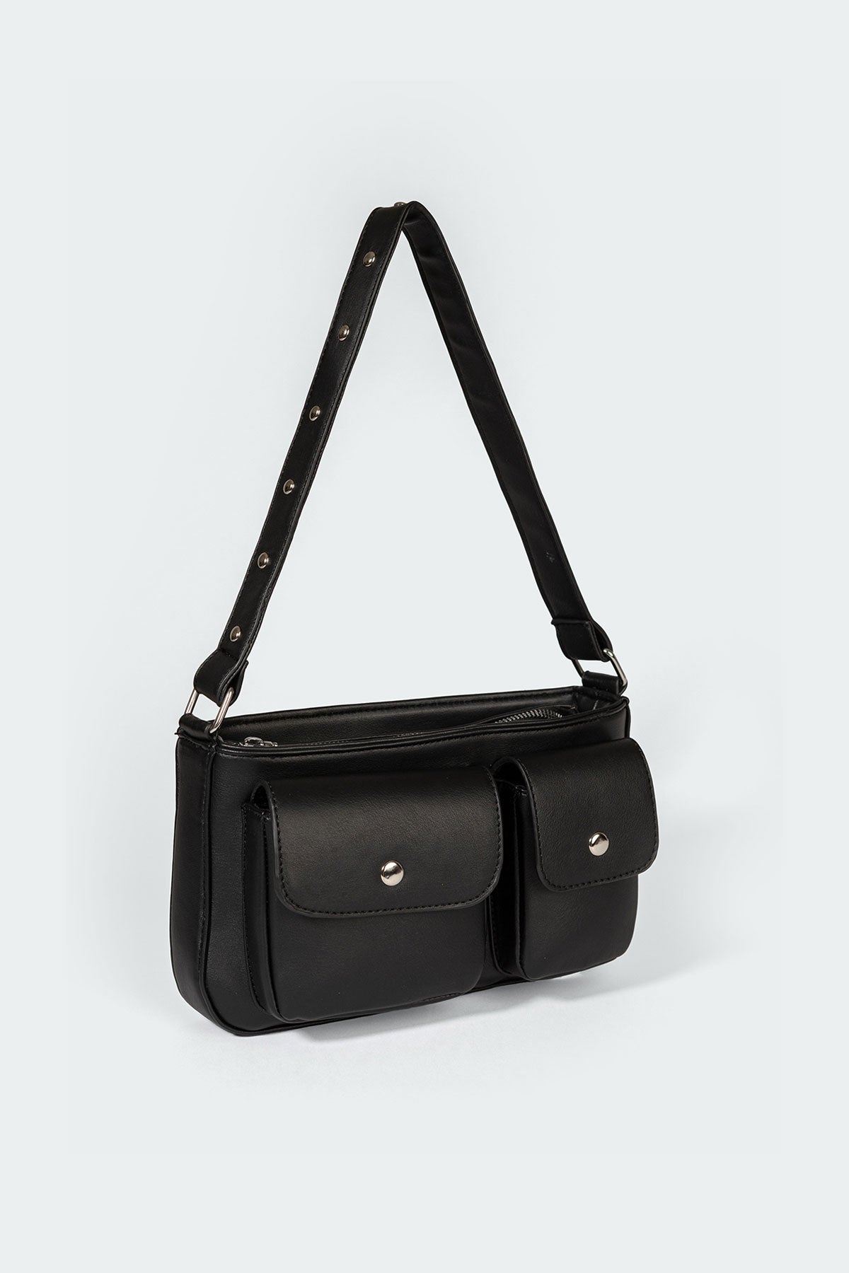 Perfect Fit Faux Leather Shoulder Bag