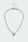 Retro Heart Cord Necklace