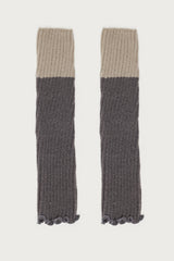 Bundled Babe Contrast Ribbed Leg Warmers