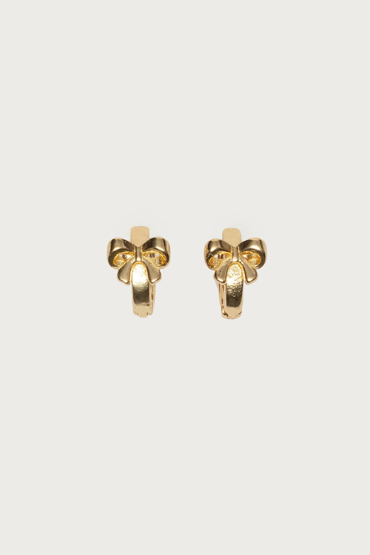 Bow Huggy Hoop Earrings