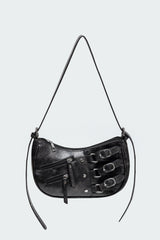 Utility Buckle Shoulder Bag