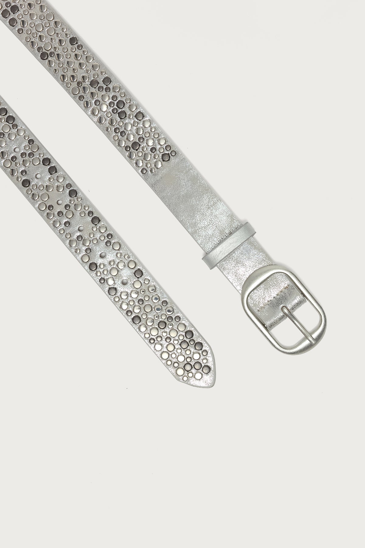 Zinia Studded Faux Leather Belt