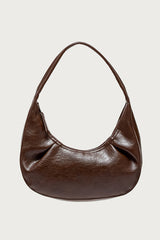So Chic Faux Leather Shoulder Bag