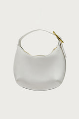 Buckle Strap Faux Leather Bag