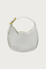 Buckle Strap Faux Leather Bag