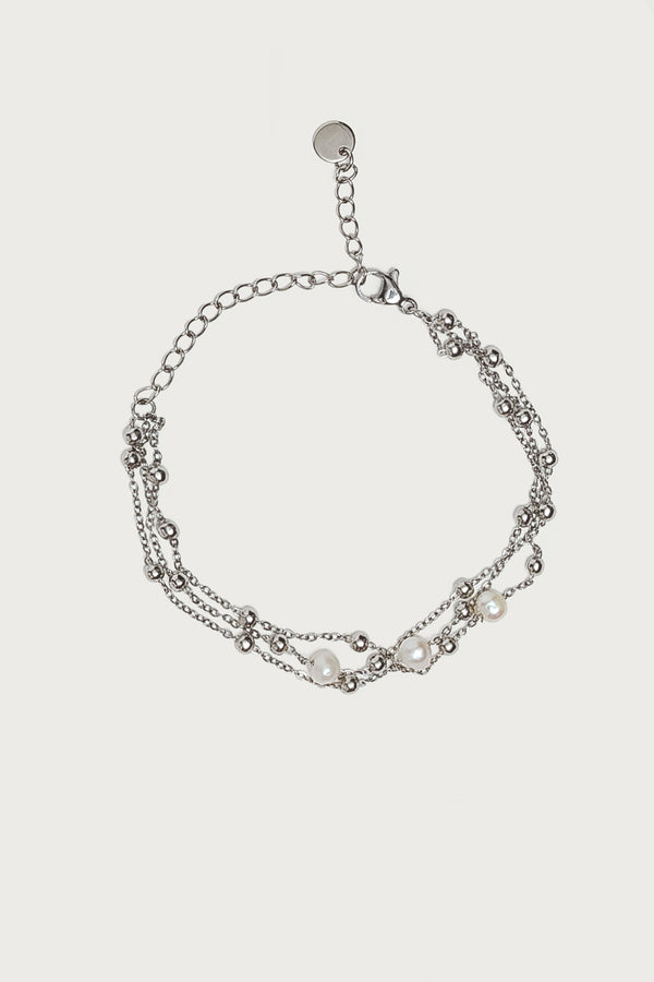 Pearly Layered Bracelet