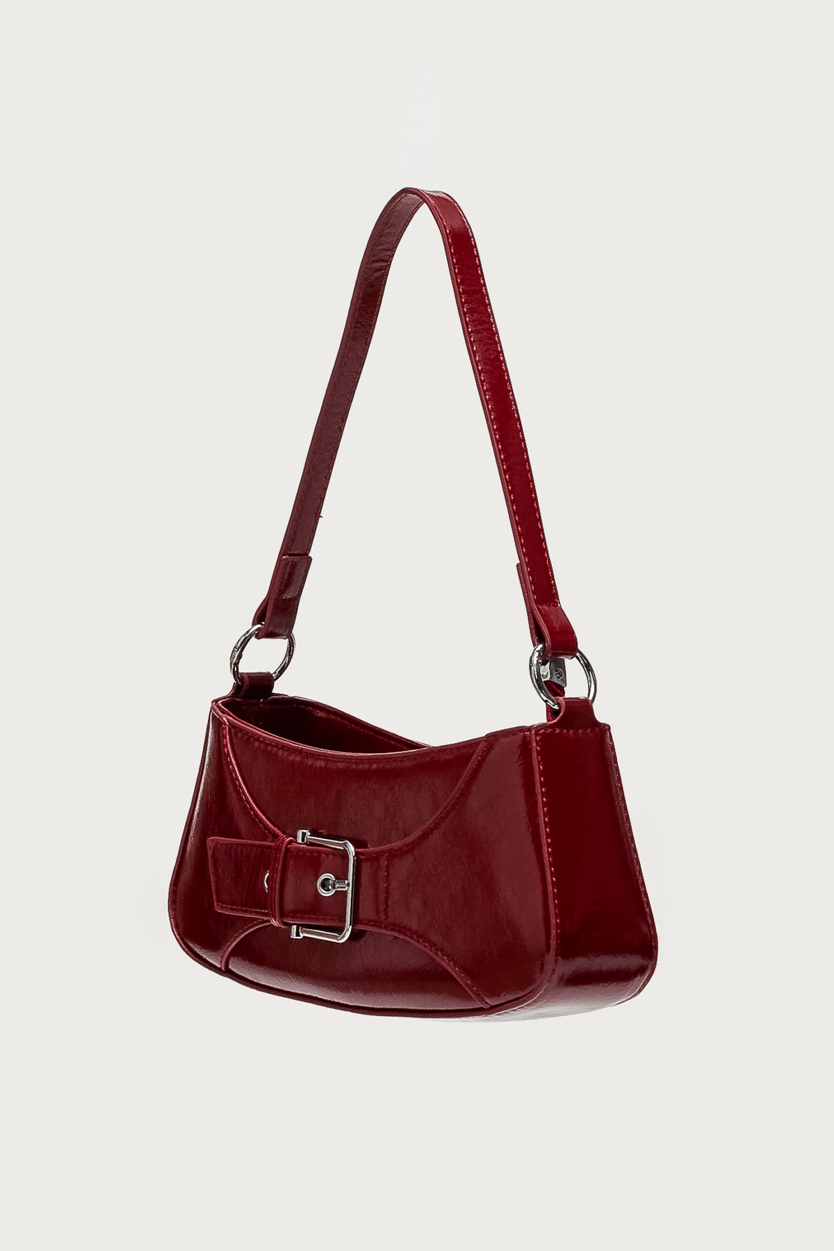 Buckle Up Faux Leather Bag