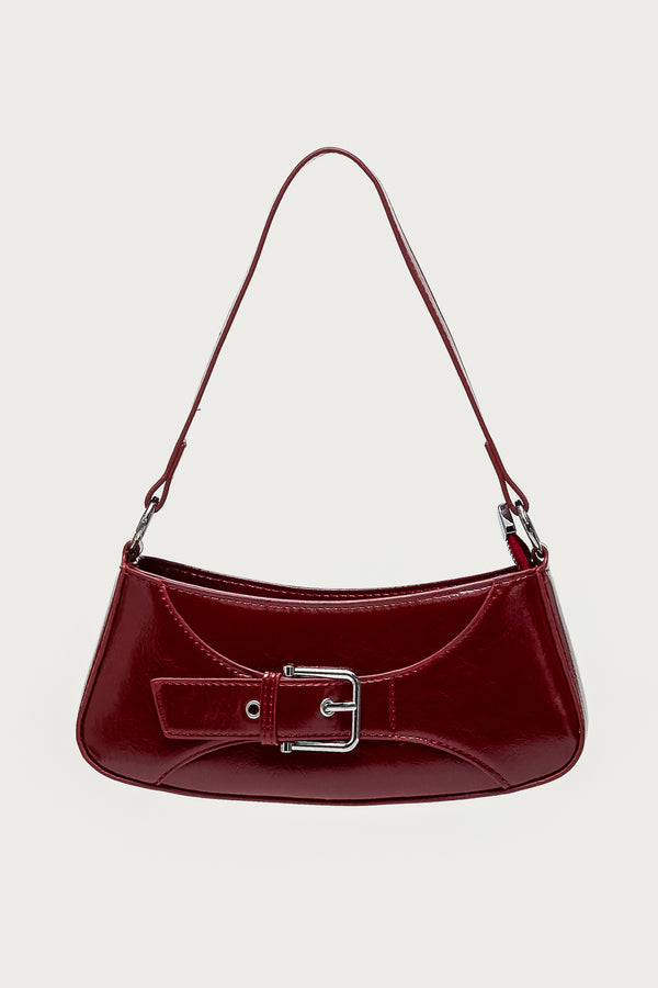 Buckle Up Faux Leather Bag