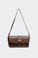 Faux Leather Buckle Bag