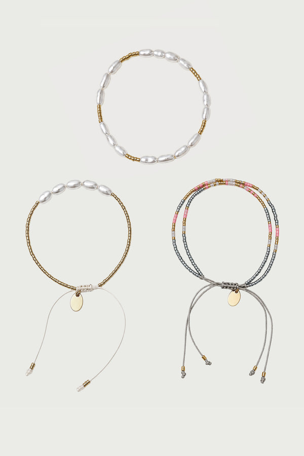 Beaded Pearly Bracelet Pack