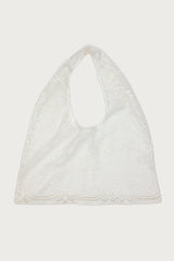 Floral Crochet Tote Bag