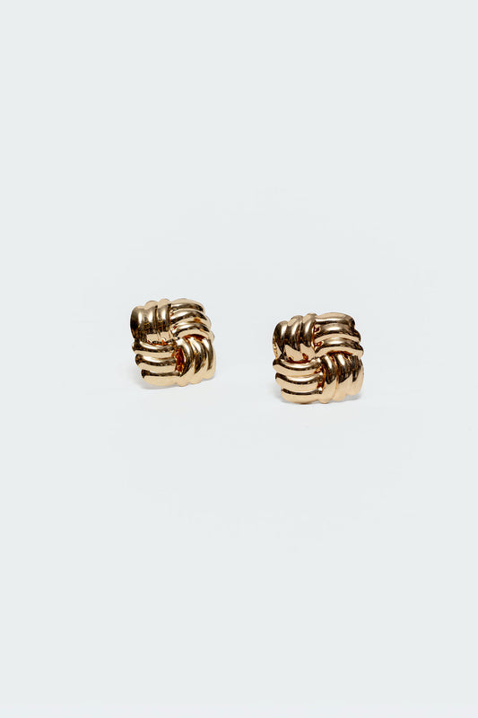 Knotted Square Studs