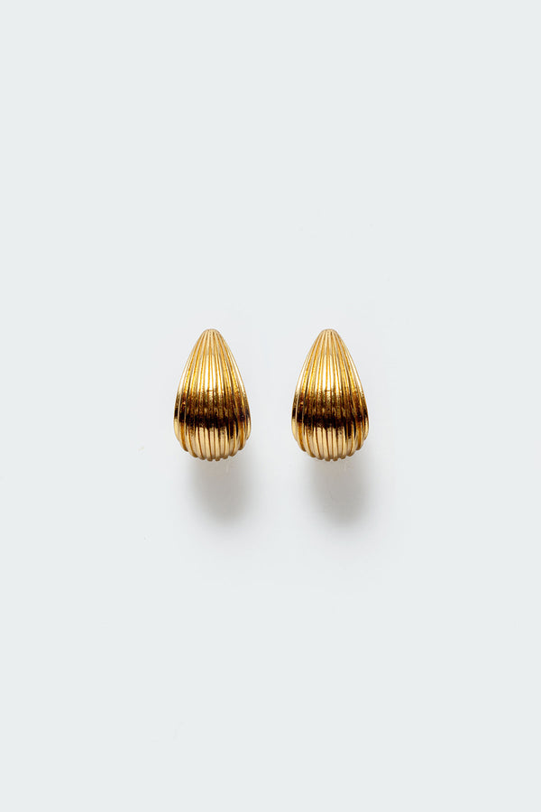 Textured Chunky Teardrop Earrings