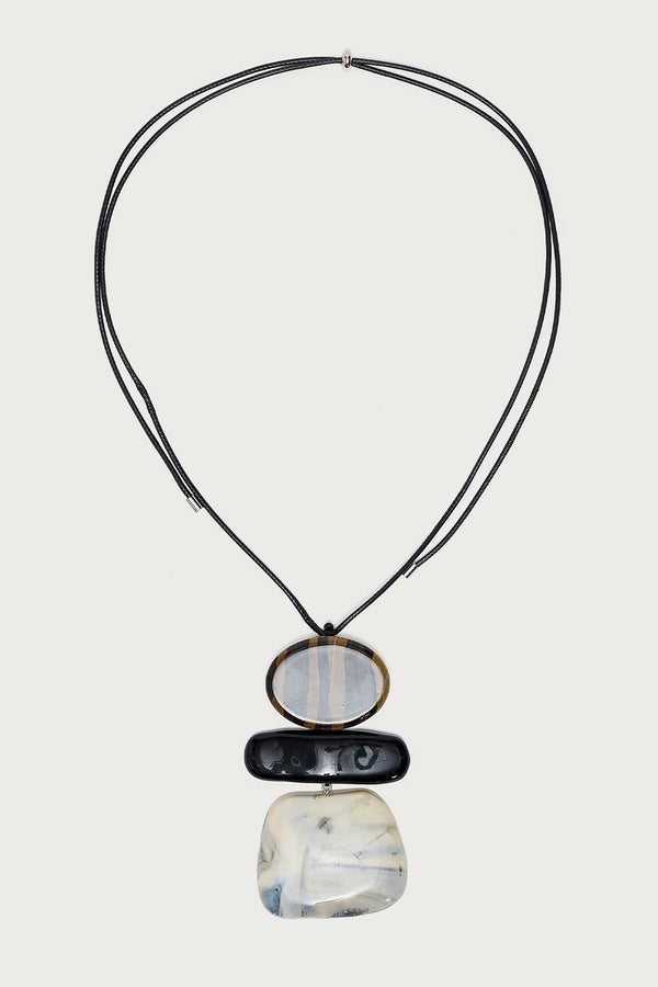 Stone Cord Necklace