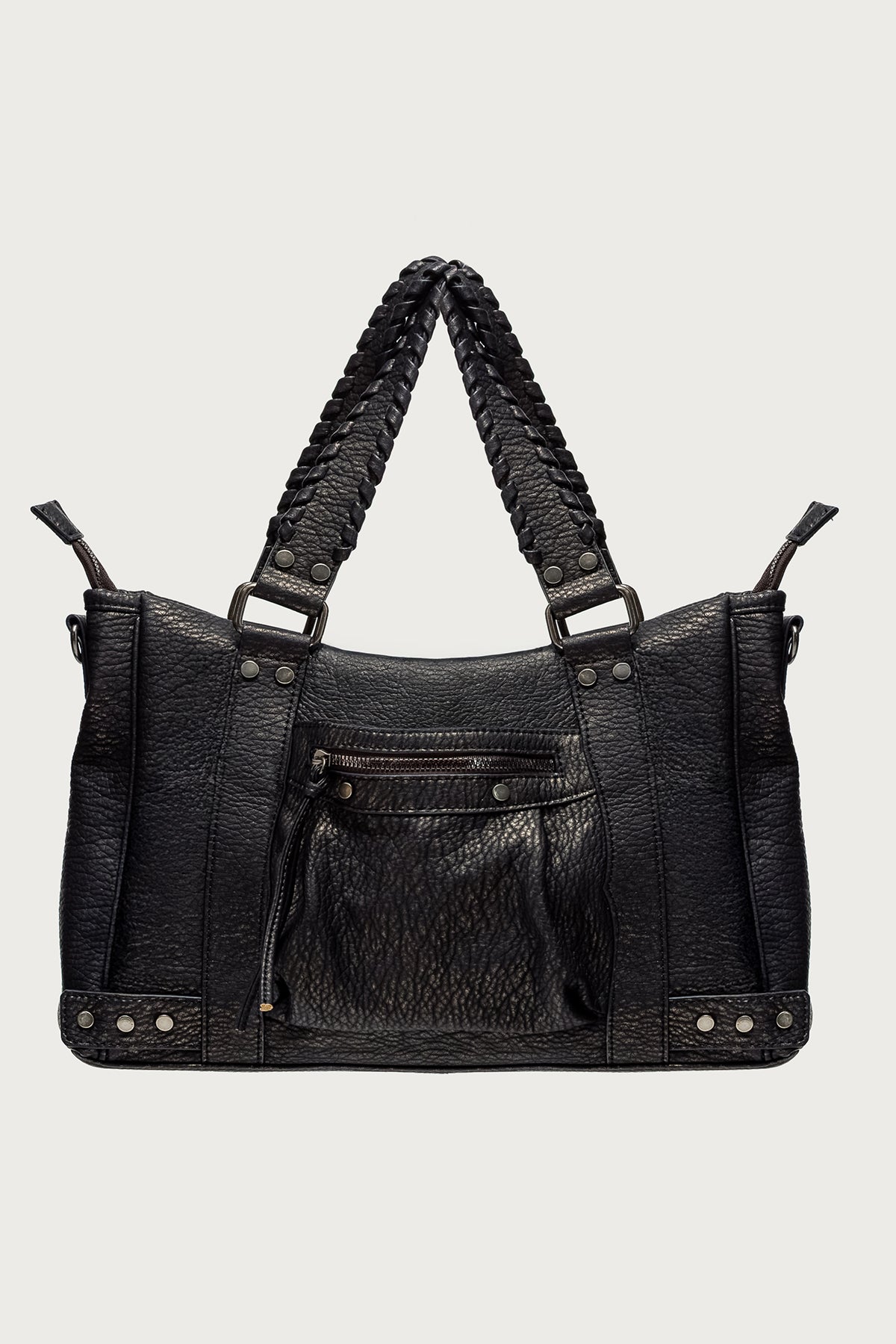 Oliviah Stud Faux Leather Bag – edikted