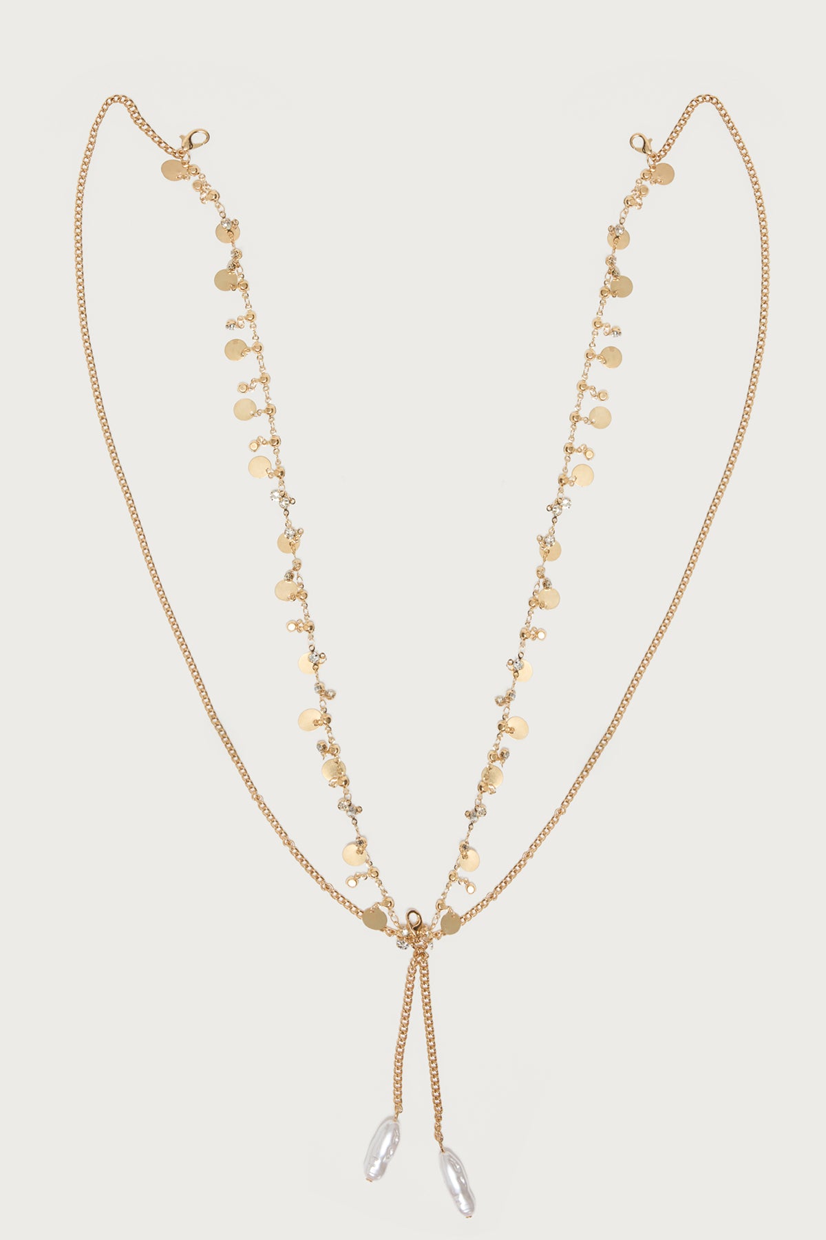 Pearly Disc Body Chain