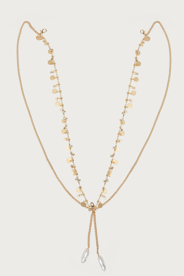 Pearly Disc Body Chain