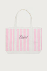 Striped Edikted Tote Bag