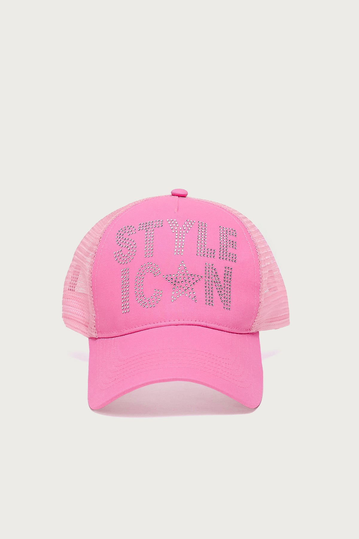 Style Icon Rhinestone Trucker Hat