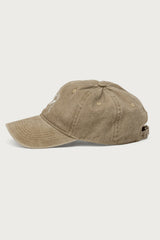Embroidered Bow Washed Baseball Cap