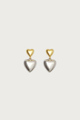 Heart Charm Earrings