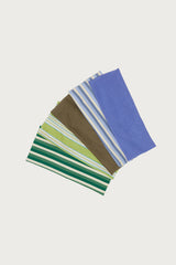 Mixed Stripe Ribbed Headband Pack