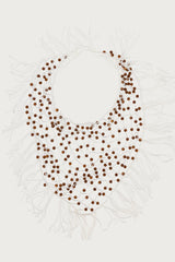 Bead Fringe Waist Scarf