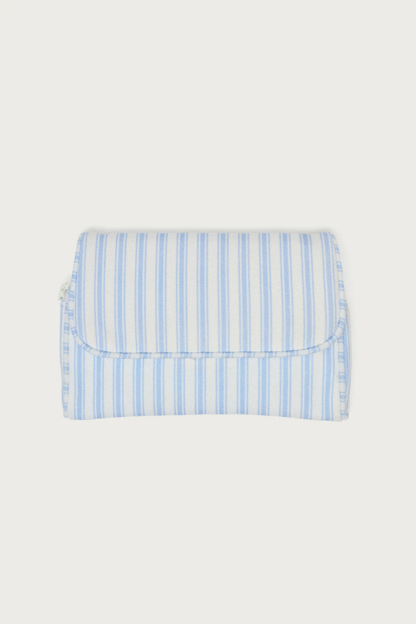Striped Makeup Bag