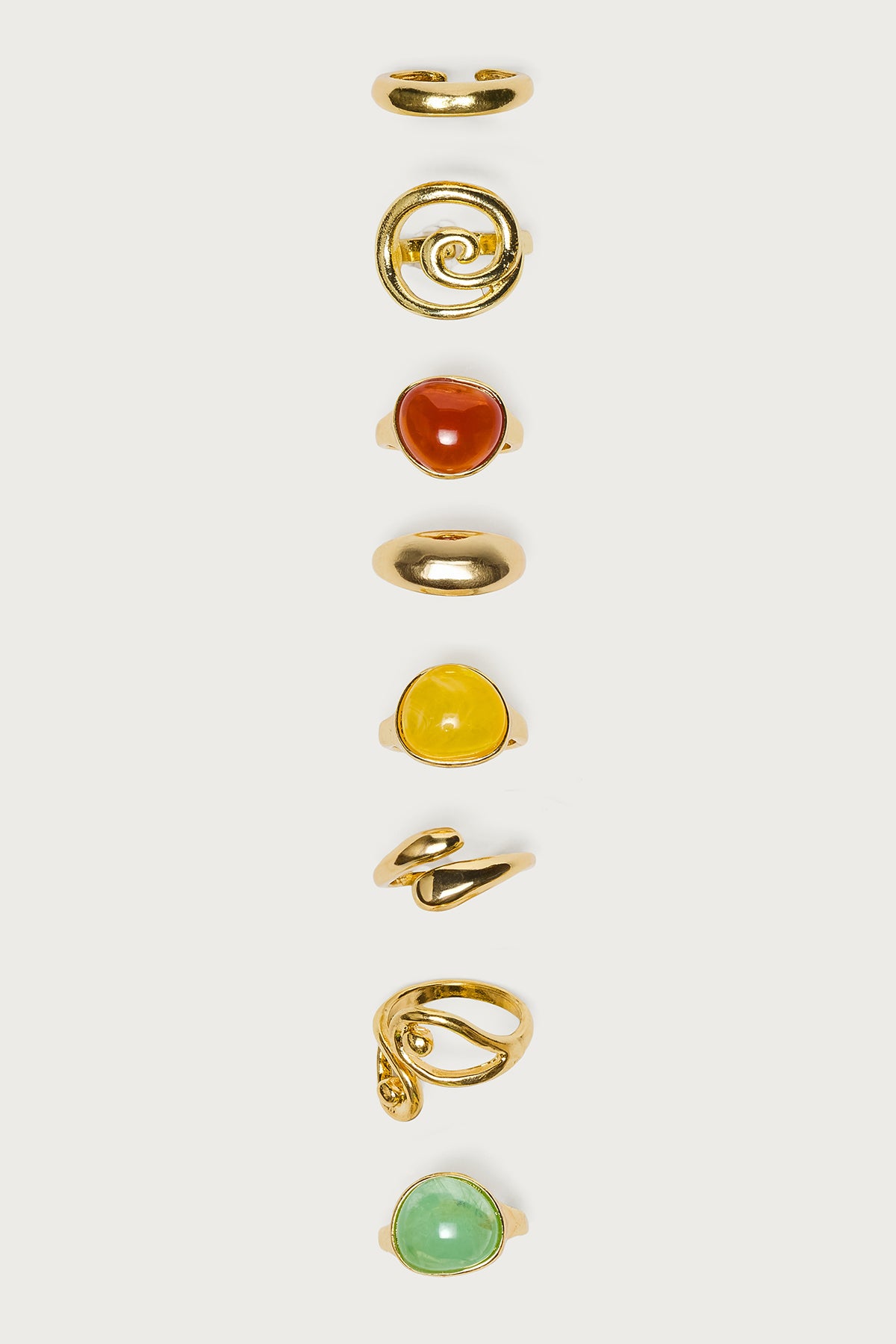 Cool Girl Assorted Gemstone Ring Pack