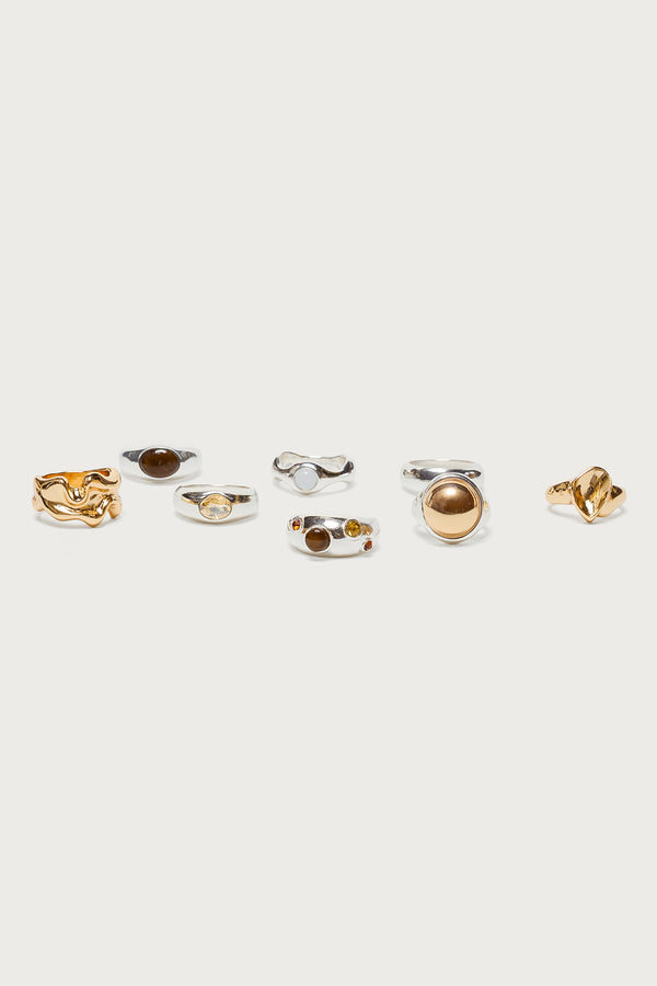 Assorted Chunky Gemstone Ring Pack