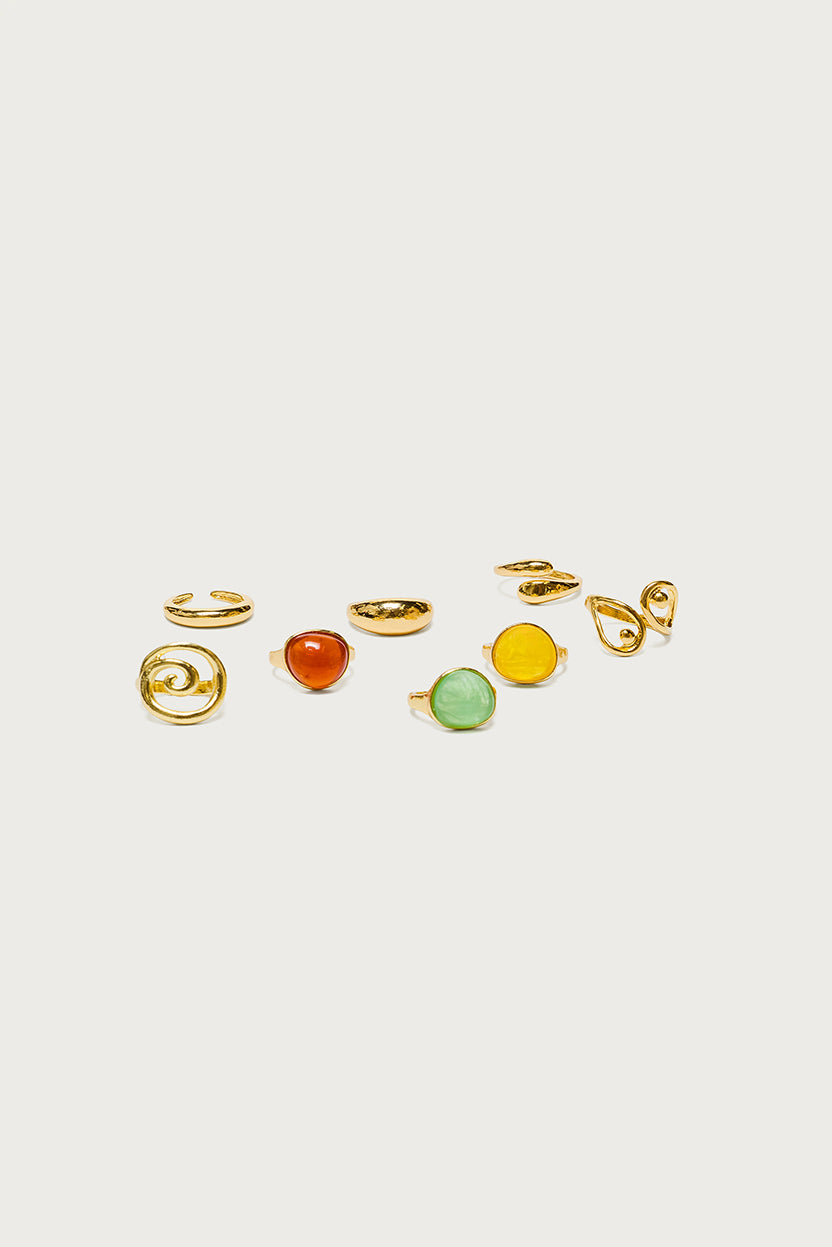 Cool Girl Assorted Gemstone Ring Pack