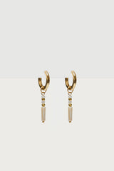 Faux Crystal Dangle Earrings