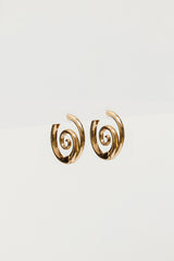 Spiral Hoop Earrings
