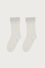 Pointelle Polka Dot Socks