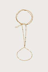 Dainty Disc Hand Chain