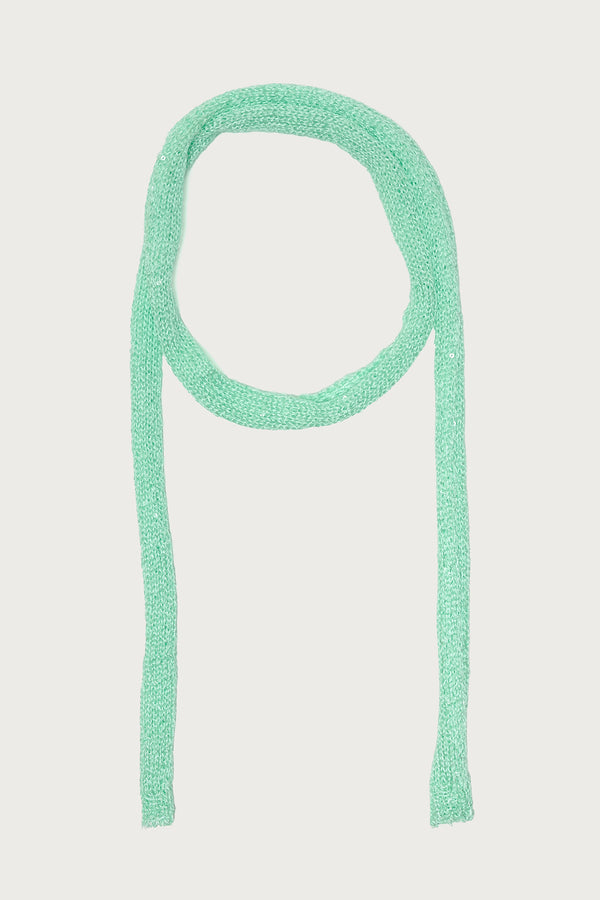 Rockstar Sequin Knit Skinny Scarf