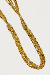 Headliner Sequin Fringe Tie Belt