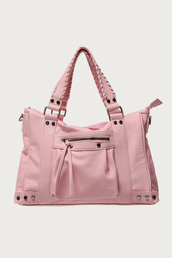 Oliviah Stud Faux Leather Bag view 2