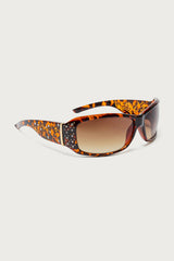 Buse Tortoise And Rhinestone Sunglasses