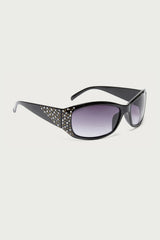 Daze Rhinestone Square Sunglasses