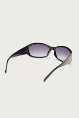 Daze Rhinestone Square Sunglasses