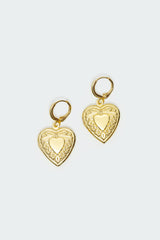 Heart Locket Earrings