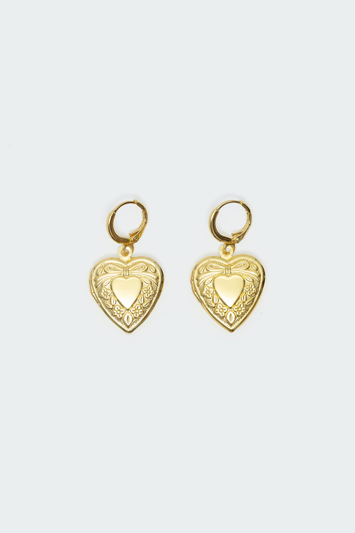 Heart Locket Earrings