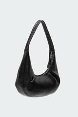 So Chic Faux Leather Shoulder Bag