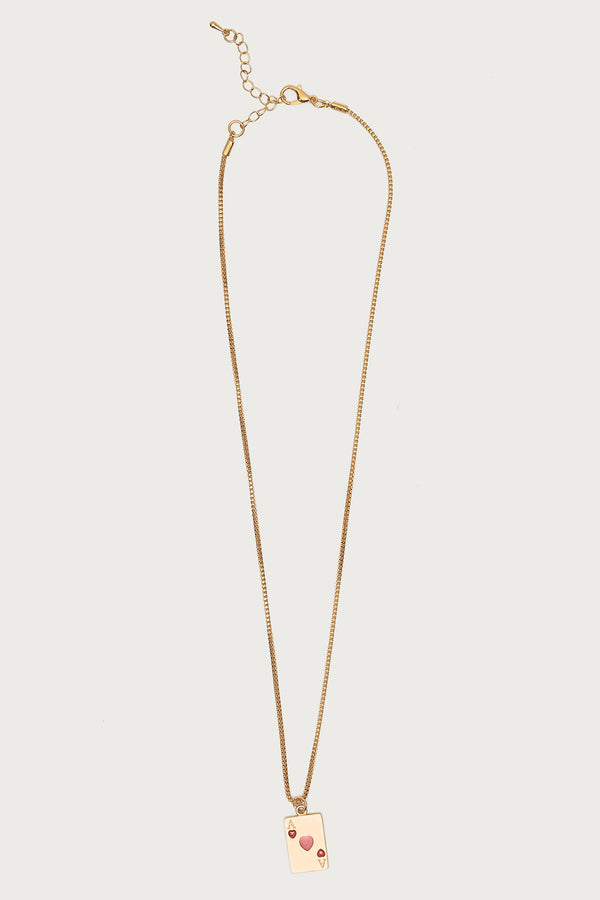 Ace Of Hearts Necklace