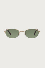 Luella Round Metal Sunglasses