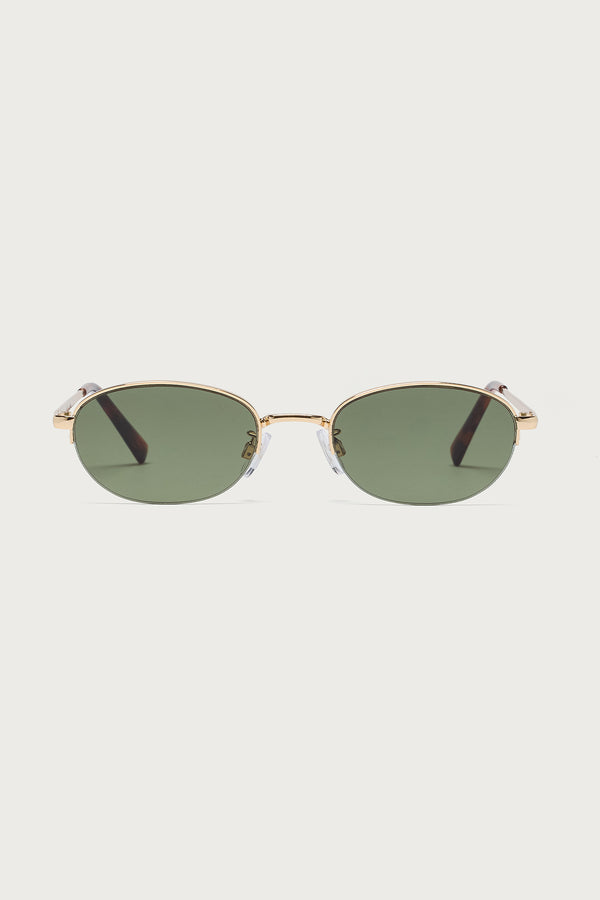 Luella Round Metal Sunglasses