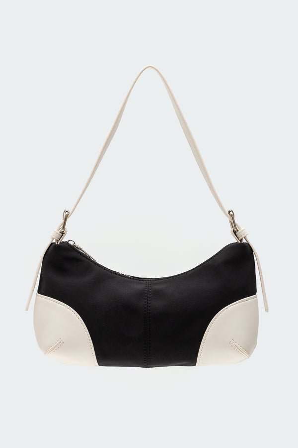 Tuxedo Contrast Nylon Bag