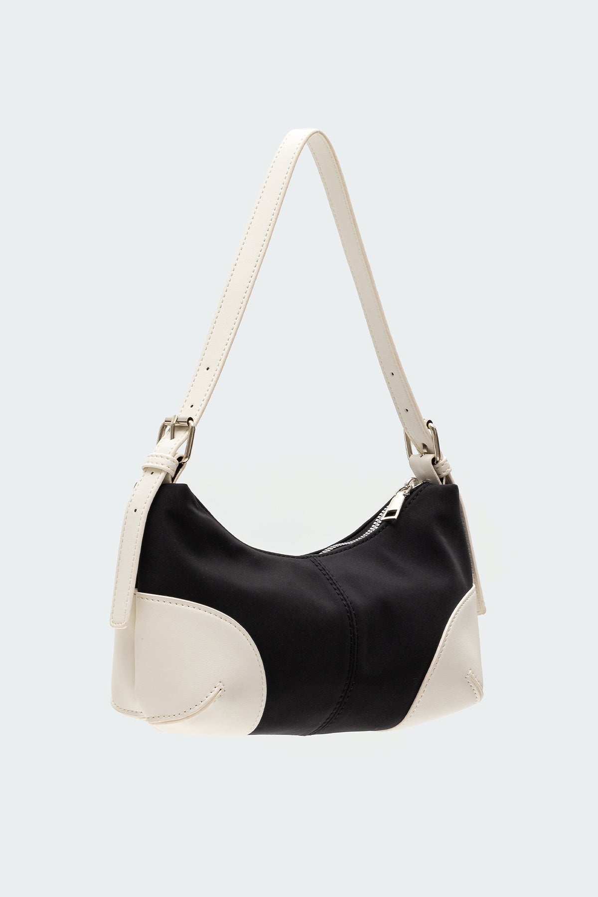 Tuxedo Contrast Nylon Bag