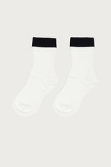 Contrast Layered Socks